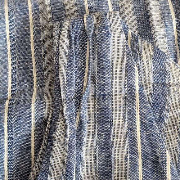 Calvin Klein Blue and White Striped Jumpsuit - Picture 10 of 10